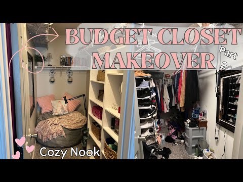 My Closet is Now My Favorite Room (Budget Makeover)