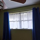 YoungsTex Dark Oatmeal Linen Curtains 45 Inch Length for Short Window, Tan Semi Sheer Drapes with Rod Pocket Back Tab Textured Light Filtering for Bathroom Bedroom, 2 Panels, 42 X 45 Inch