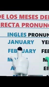 📅 😱🧠🚀Aprende Meses en Inglés y Español: Pronunciación Fácil 🧠🚀🚀😱😱