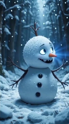 “This snowman is alive…”