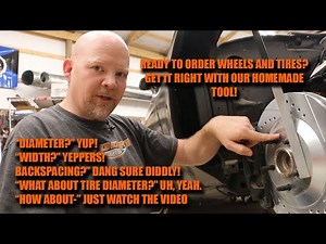 How To Measure Your Car For Wheel and Tire Size PLUS Making A Tool To Make It Easy - BangShift.com