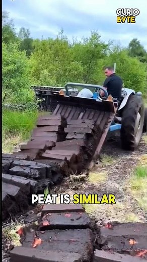 Ireland’s Peat Extraction Process #shorts #facts