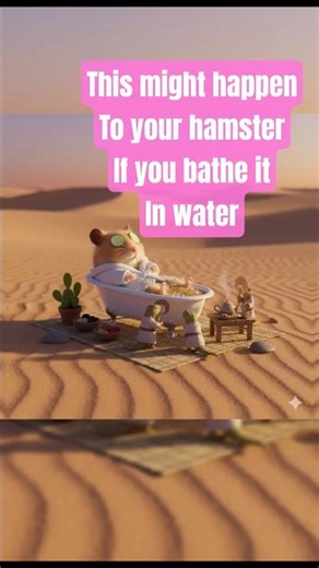 "Why You Should NEVER Bathe Your Hamster in Water | Funny Hamster Fact" #HamsterFacts #youtubeshorts