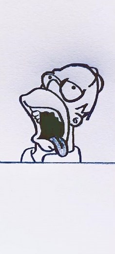 How to draw screaming 😱 cartoon | easy drawing | tutorial art #shorts #art #drawing