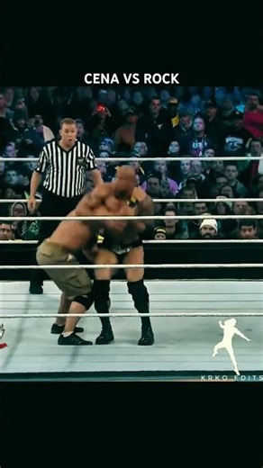 WWE Wrestlemania 29- John Cena vs The Rock WWE tittle match.