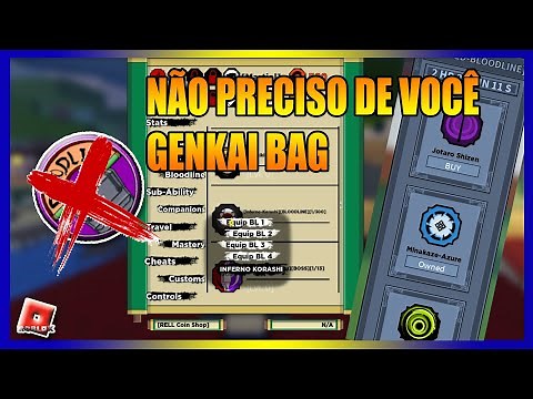 HOW TO EQUIP GENKAI and RELL COIN SHOP ELEMENT WITHOUT GENKAI BAG Shindo Life(ShinobiLife2)[ROBLOX]