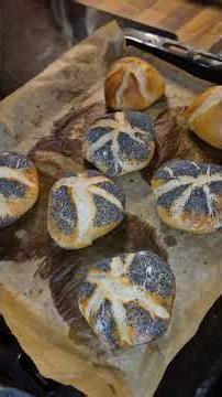 Poppy seed, sesame & salt and cumin rolls Part 2