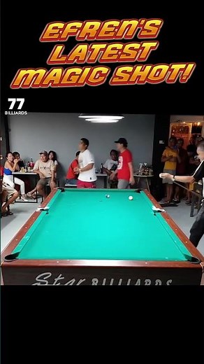 Efren Bata Reyes' Newest Trick Skot!