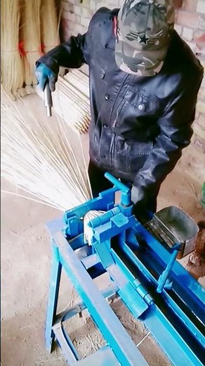 Broom manufacturing process- Good tools and machinery make work easy