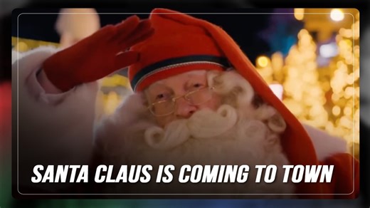 WATCH: Santa Claus was seen starting his long journey to deliver Christmas gifts to the children of the world from his official hometown in the Arctic Circle in a video released on Tuesday. | ABS-CBN News