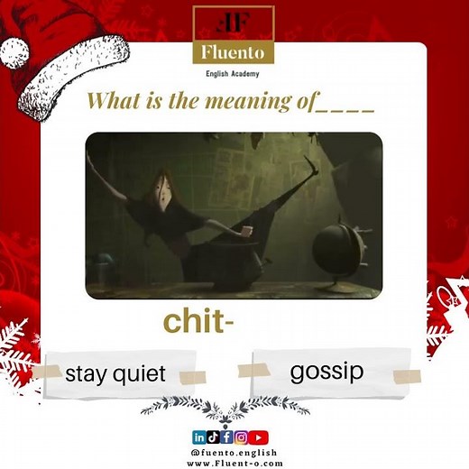 The meaning of “chit-chat”