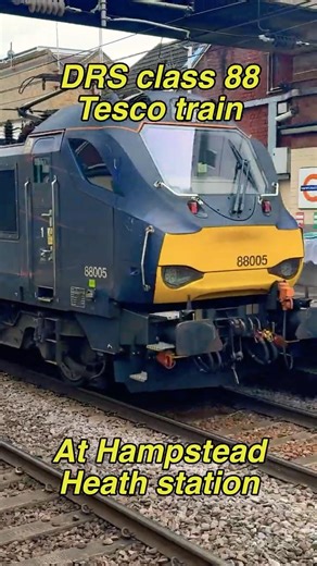 Direct rail services class 88 Tesco train at Hampstead Heath station