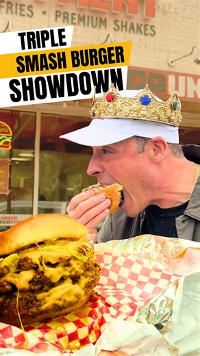 21K views · 1.4K reactions | In this #sandwichkingdom review, I try the Elmwood Park Burger at @burger_moovment in Elmwood Park, IL. I used to live just a few blocks away and ate here often with my family—so how does it hold up today? Watch to see if this triple patty smash burger is still one of the best burgers near Chicago! #SandwichKing #sandwichreview #burgermoovment #smashburger #smashburgerreview | Jeff Mauro | Facebook