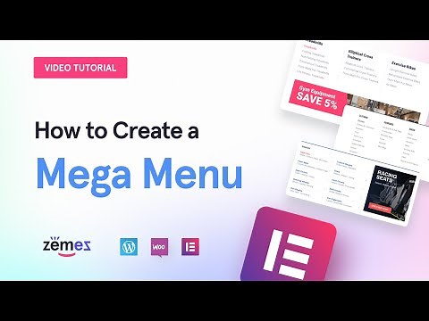 JetMenu. How to Create a Mega Menu