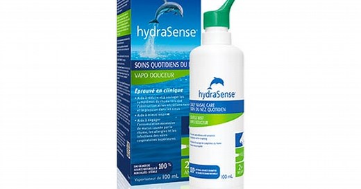 hydraSense® Vapo douceur pour un nettoyage en douceur du nez