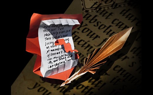 【视频教程--咆哮信】哈利波特 Harry Potter Origami Howler #050