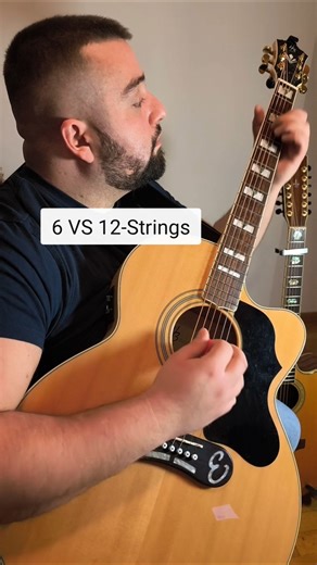 6 vs 12-Strings | Different strings by Rush (slowed down 12string)