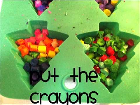 DIY Crayons using Silicone Molds in the Microwave