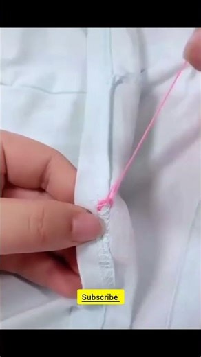 How to hem for beginners #youtubeshorts #viralvideo #sewing