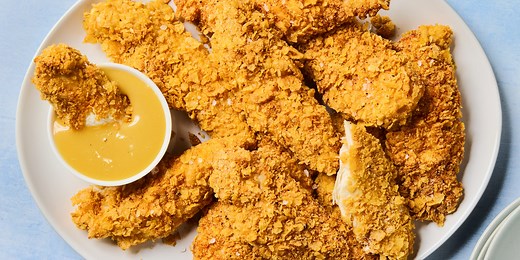 Cornflake-Crusted Chicken Tenders Are The Ultimate Kid-Approved Dinner