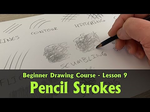 11 Basic Pencil Strokes - Drawing for Beginners Course 9