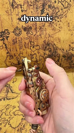 Steampunk – Mechanical Grip - Grand Gear | This mechanical lighter not only moves, it clicks