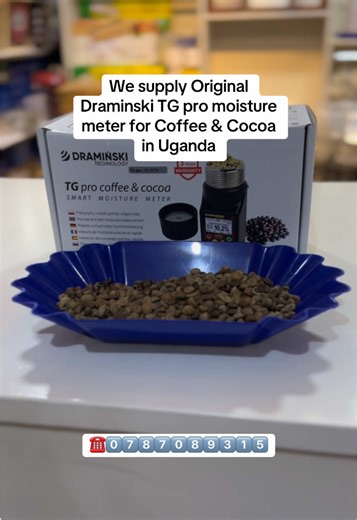 Serious coffee and cocoa buyers know quality starts with the right moisture reading We supply the original Draminski TG Pro moisture meter trusted by professionals across Uganda Protect your harvest avoid losses and sell with confidence Inbox now to get the genuine device used by experts before the season peaks. #moisturemeterforcoffee #coffeemoisturemeter #draminskimoisturemeter #moisturemeterpriceinuganda #ugandacoffee