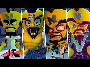 Evolution of Neo Cortex in Crash Bandicoot in Games (4K 60FPS)