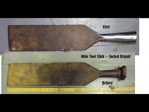 Timber Framing Tools. - A video tutorial on repairing a chisel from Old Sneelocks Workshop