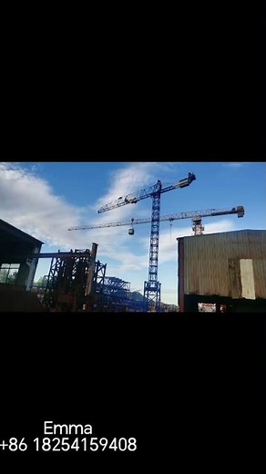 1tons small tower crane test at factory +86 18254159408 #innerclimbingtowercrane #minitowercrane