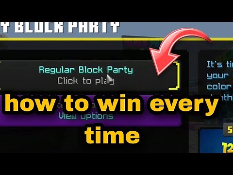 How To Win Block Party EVERY TIME // The Hive Block Party