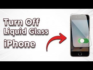 How To Turn Off Liquid Glass on iPhone