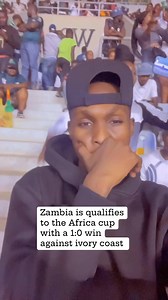 Zambia is qualifies to the Africa cup with a 1:0 win against ivory coast .. Zambia vs ivory coast 2024 | Kamacho Zm