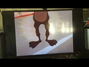 Wild-E Coyote uses Leg Muscles Vitamins to catch the Road-Runner. Bugs Bunny, Road Runner Movie