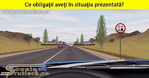 Chestionare DRPCIV cat B: Ce obligații aveți în situația prezentată?