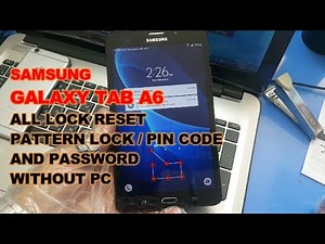Samsung Galaxy Tab A6 T285 Hard Reset | Remove Password | Pin | Pattern Lock | Easy Method