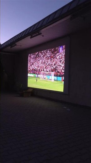 200-inch soccer with the Xgimi T10 projector #projector #soccer #xgimi #fifa2026