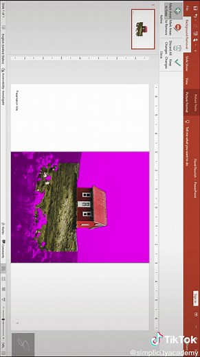 Remove Background in PowerPoint #powerpoint #tutorial #learnontiktok #tiktokusa #education #template #powerpointtutorial #slide #presentation #greenscreen #background