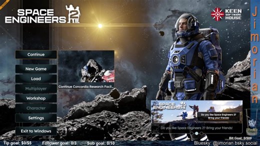 Highlight: Space Engineers 2 (2025-12-10, Full VOD) Checking Out Survival Foundation Update