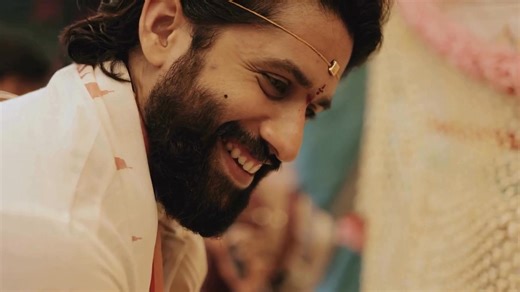 #Sobhita Dhulipala shares a beautiful wedding video as she and #NagaChaitanya complete one year of marriage. 🌻 [Video courtesy: @sobhitad] #Celebs #Wedding #anniversary | Filmfare