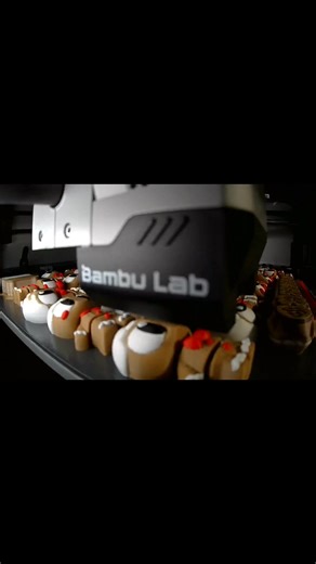 Gingerbread people in the making! #3dprinting | Dr J's Print Lab
