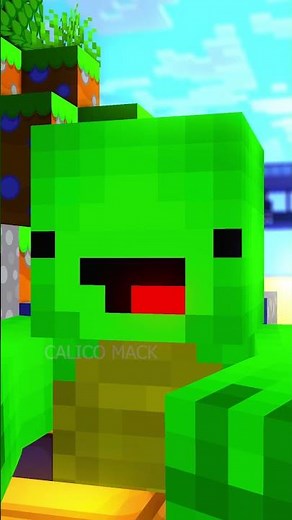 JJ and Mikey Get Chased by Crazy Girls on the Beach - Minecraft Animation #shorts
