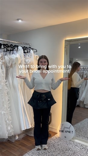 Falling in love with your wedding dress should be simple. Here are our top tips on what to bring to your wedding dress appointment‍♀️ -Strapless Bra -Hair clip/bobble -inspiration of the look you want to achieve -Biggest hype squad -Nude, seamless knickers -credit/debit card Link in bio to book✨ #bridaloutlet #weddingdress #bridetobe | The One Bridal Outlet | Facebook