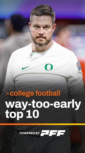 PFF College on Instagram: "🚨WAY-TOO-EARLY 2026 COLLEGE FOOTBALL RANKINGS🚨"