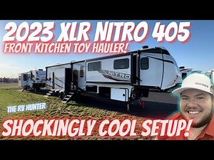 2023 XLR Nitro 405 | Toy Hauler with a Front Kitchen | Very Cool!!!