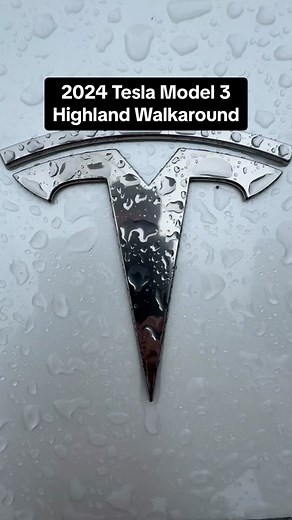 The 2024 Tesla Model 3 (Project Highland) is such a huge improvement! #tesla #model3 #teslatok #model3refresh #model3highland #teslaflex #walkaround #teslamodel3