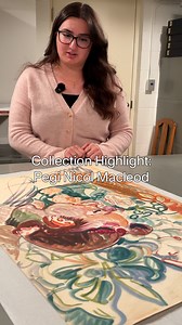 🌸 How can femininity, nature, and personal expression coexist in art? Ahead of Remembrance Day, our Student Assistant Laura looks at Woman and Flower (1946) by Pegi Nicol MacLeod — a modernist painter known for her bold colour, fluid form, and expressive depictions of everyday life. Born in Ontario in 1904, MacLeod was one of the few women artists commissioned by the National Gallery of Canada to paint the women’s division of the Armed Forces during WWII — experiences that shaped her dynamic po