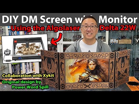 DIY DM Screen with Monitor Using the Algolaser 22W Delta