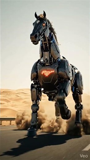 Mustang Turns Into a Robot Horse 😳🐎