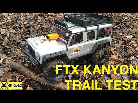 FTX Kanyon 1:10 Scale XL 4x4 Offroad Crawler Jeep Woodland Crawl Video